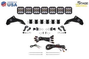 Honda Talon LED Light Bar Kit - Roof - Diode Dynamics - SS5 CrossLink Pro Kit - Cool White - `19-`24